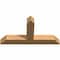 Ekena Millwork Portland Timber Gable Bracket, Western Red Cedar, 48"W x 26"H x 5 1/2"D x 5 1/2"F, 13/12 Pitch GBW048X26X0606POR00SWR - alternate 2